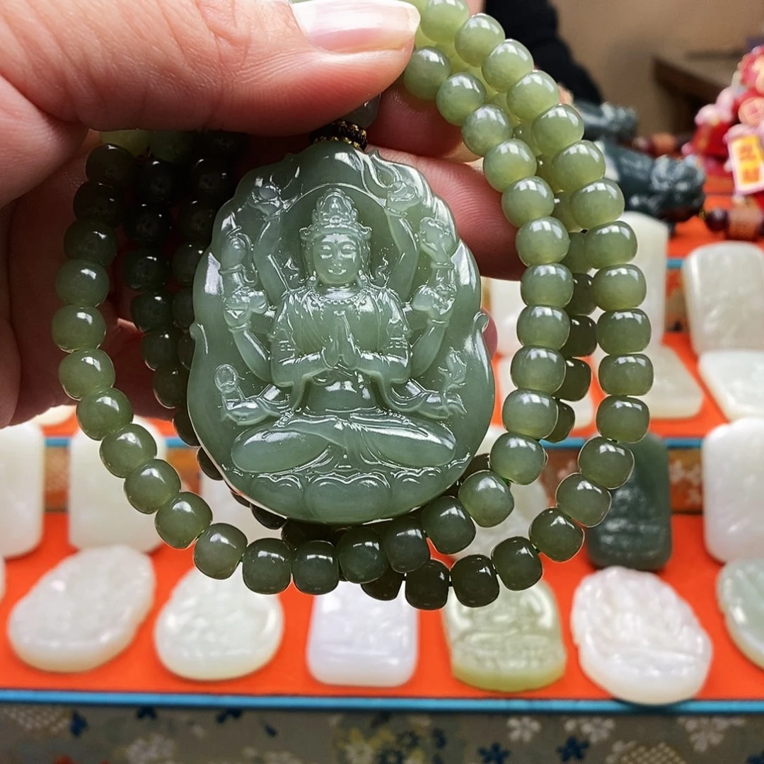 颈饰未镶嵌和田玉北*