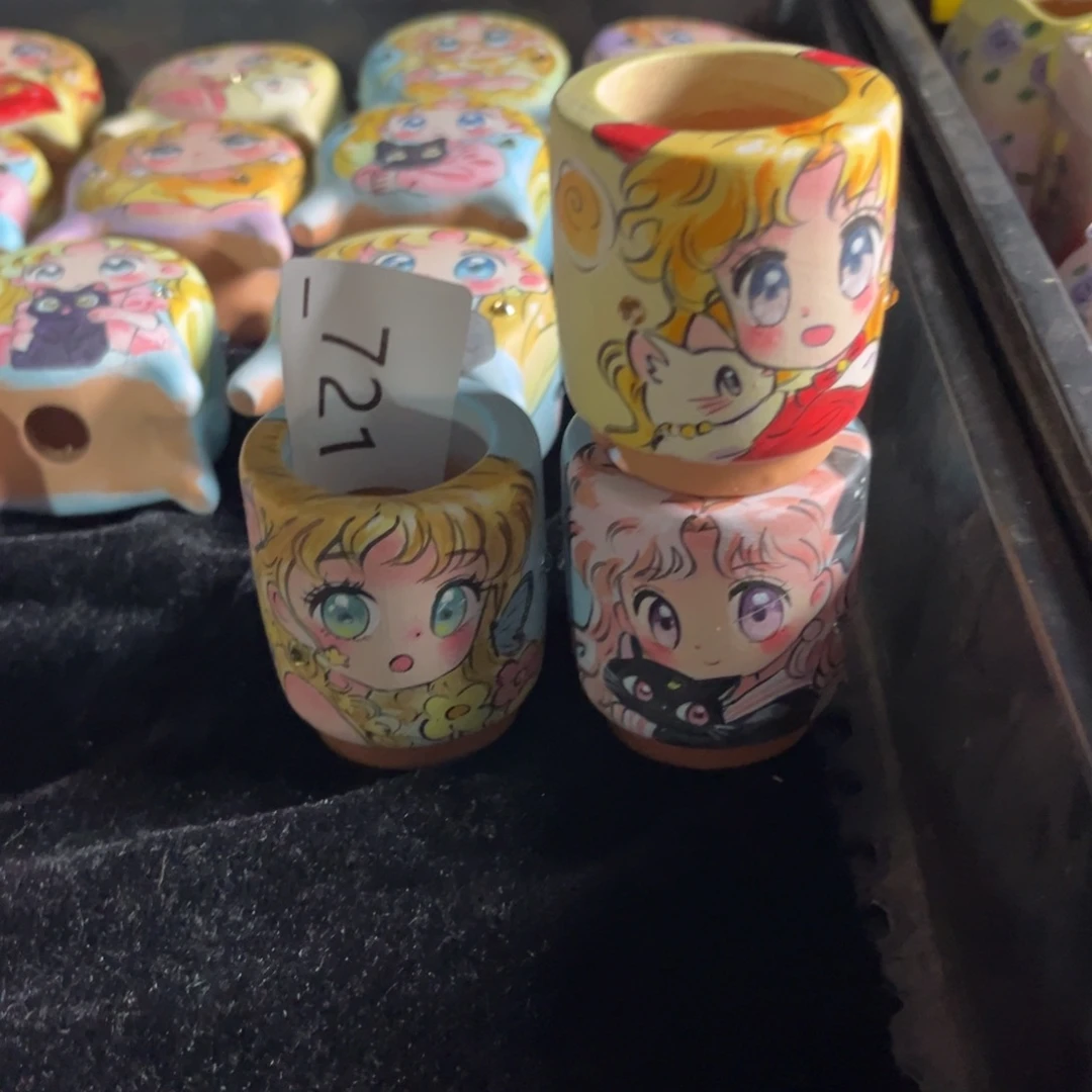 萌****721多肉花盆3个