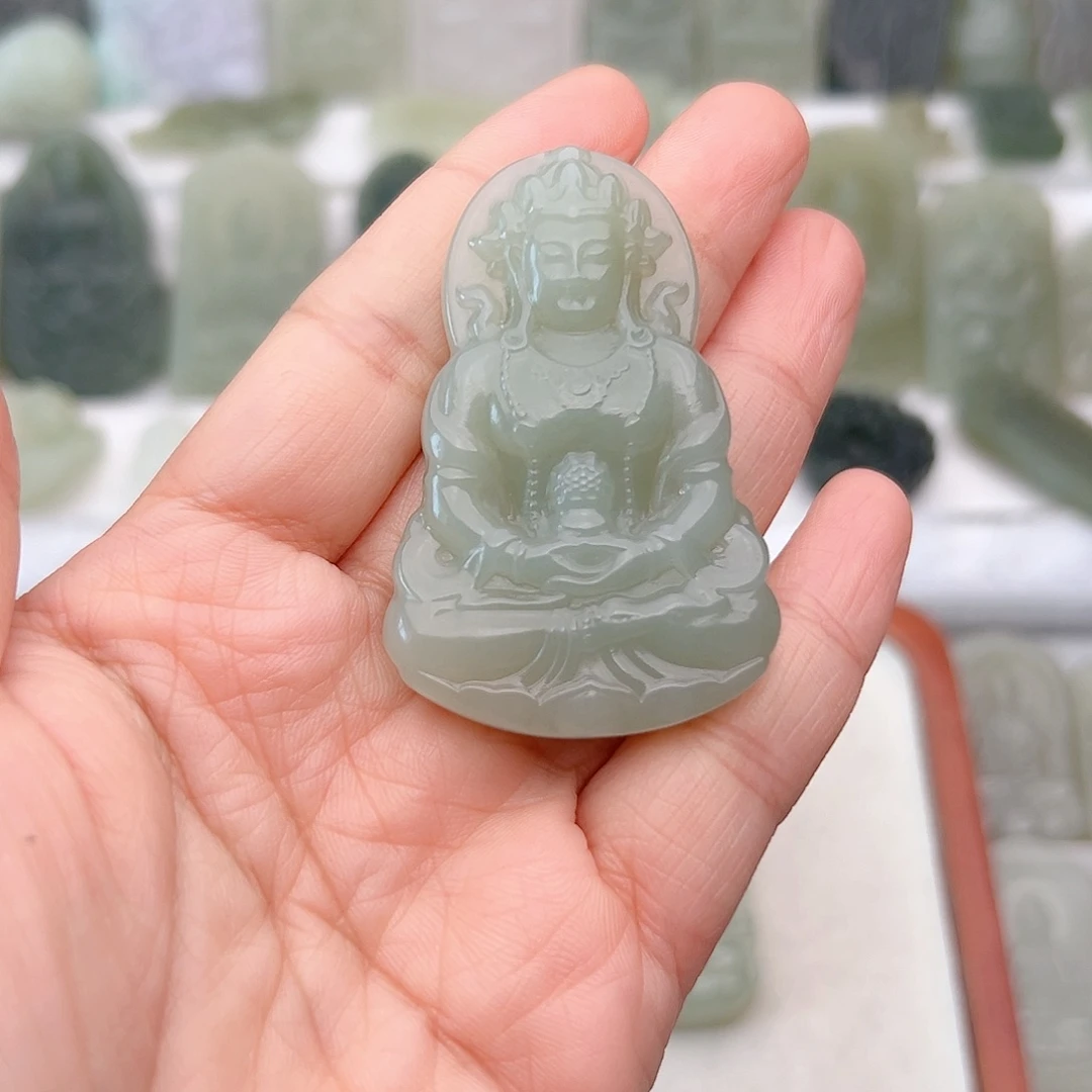 颈饰未镶嵌和田玉好****安