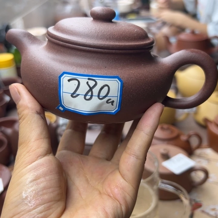 茶壶紫砂紫泥瑕疵280