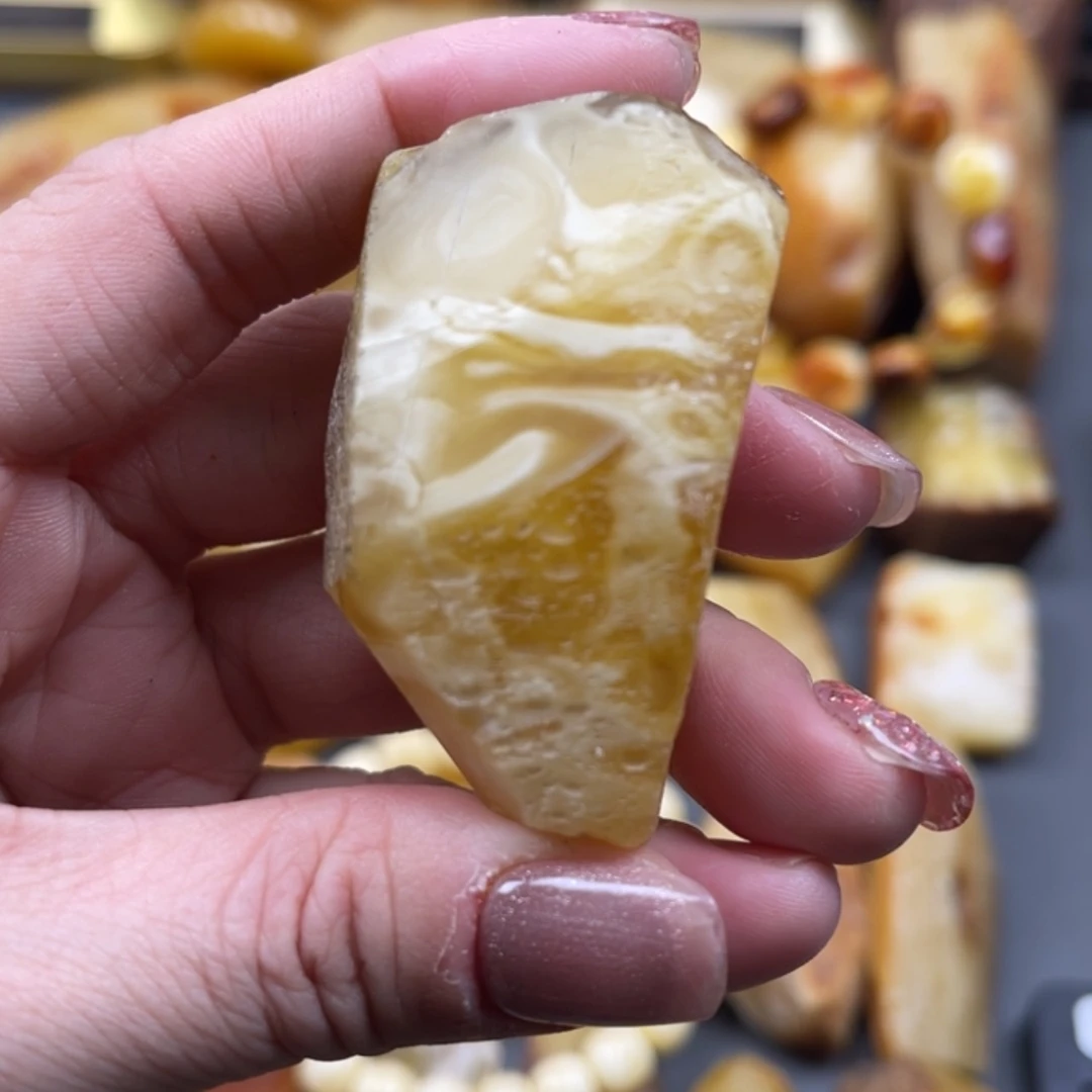 【闪购商品】未镶嵌定制琥珀天然琥珀蜜蜡原石定制