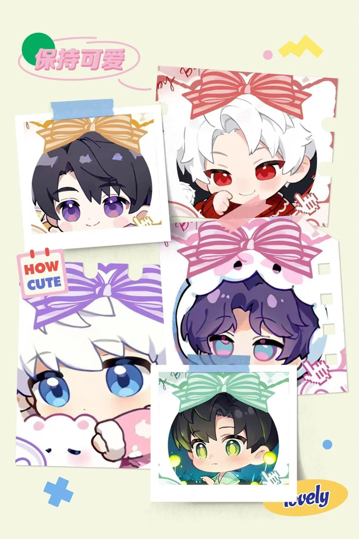 圆圆【萌丘文创-天降萌物-小鼻噶撕撕乐】同人二创盲盒卡牌直播代拆