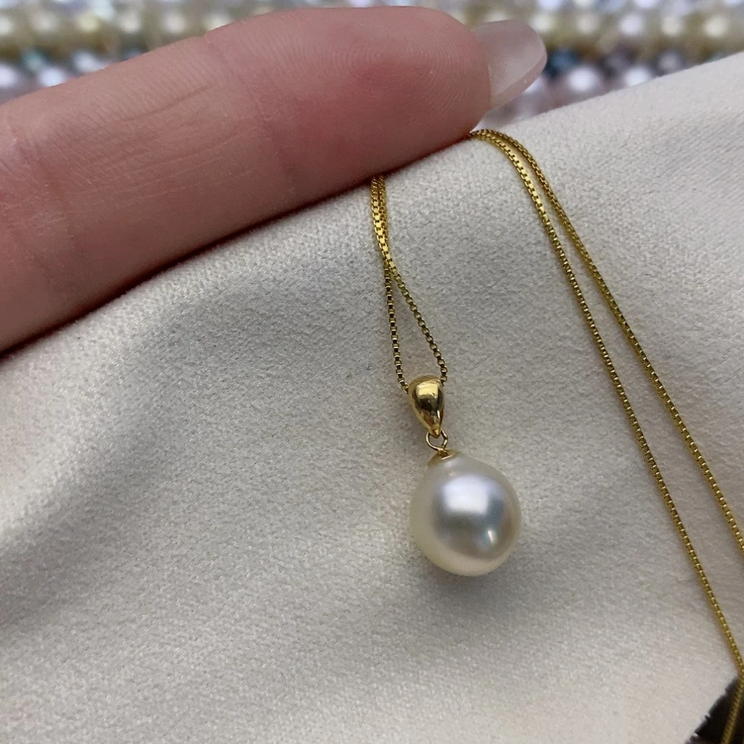 【闪购商品】18K金镶嵌海水珍珠颈饰