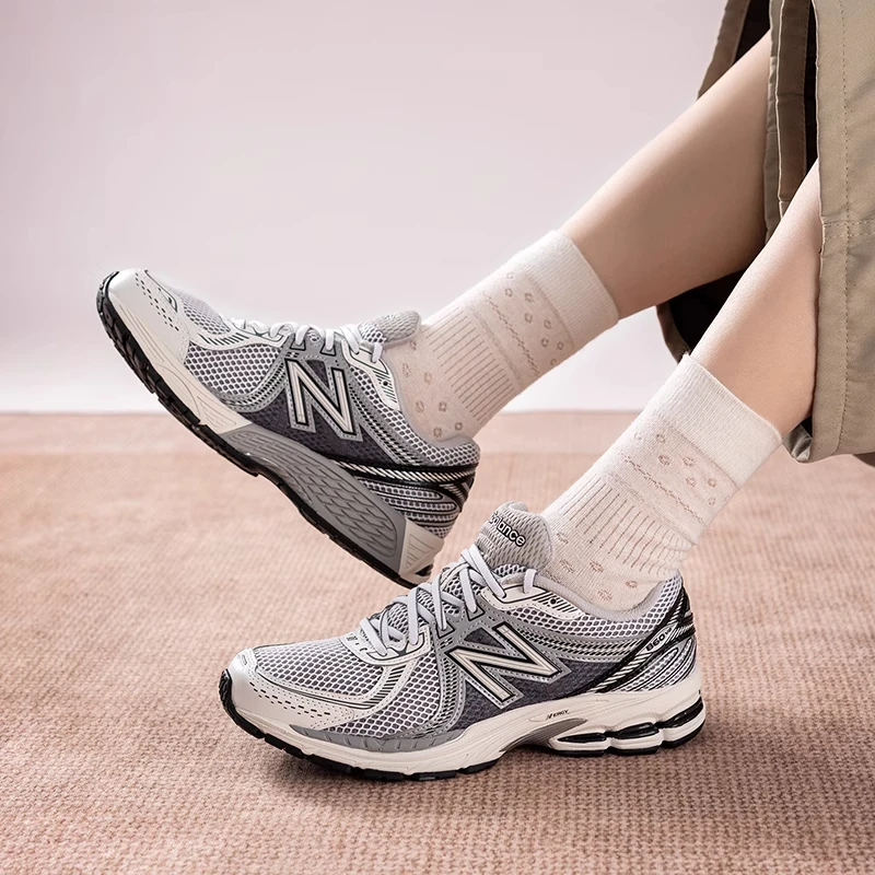 NewBalance【860系列】男女鞋2025新款夏季网面透气复古运动休闲鞋