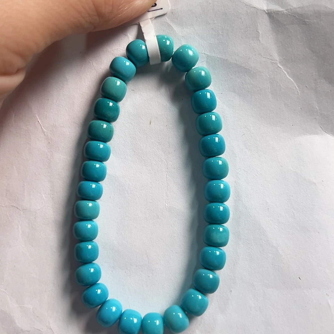 未镶嵌绿松石手串卡7➕