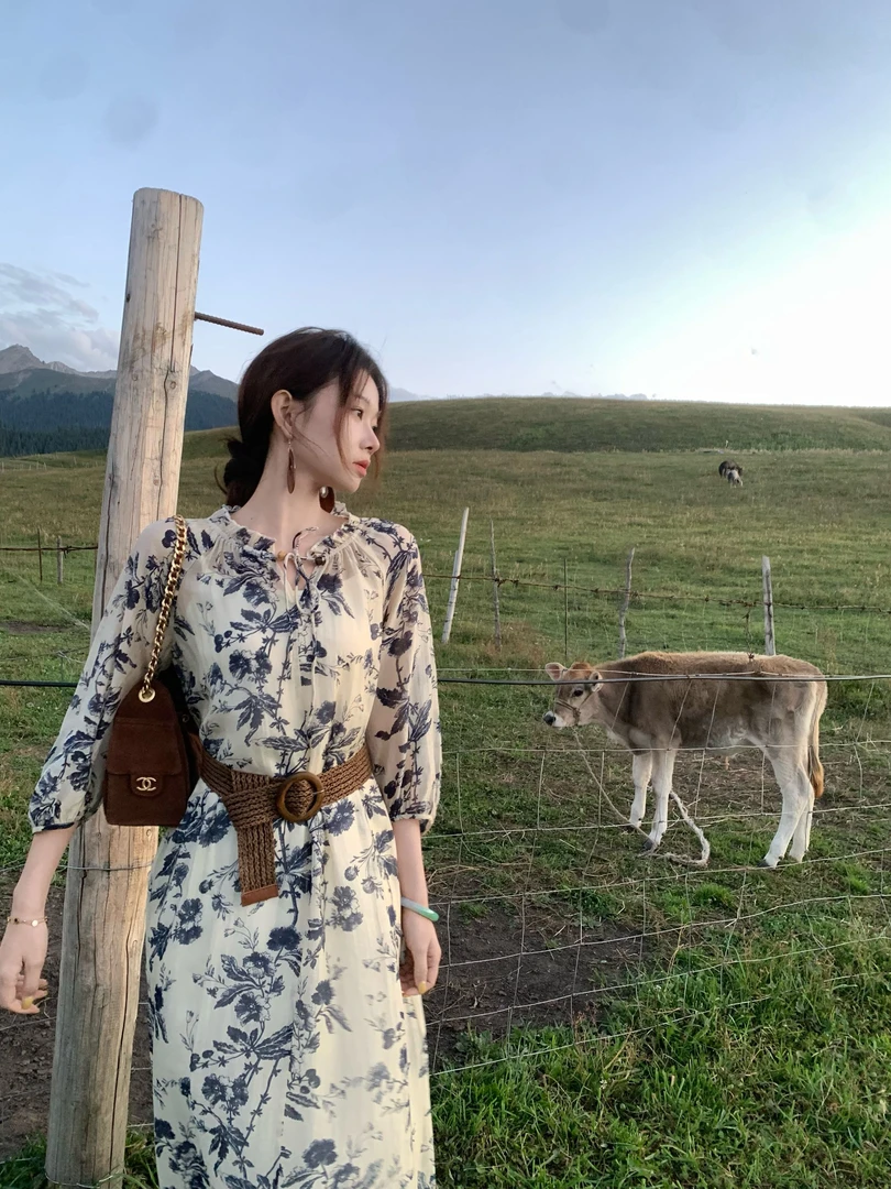 EIA一尧【米兰假日】气质度假买手外衫裙+吊带裙松弛知性连衣裙套装