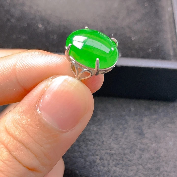 翡翠银S925镶嵌颈饰