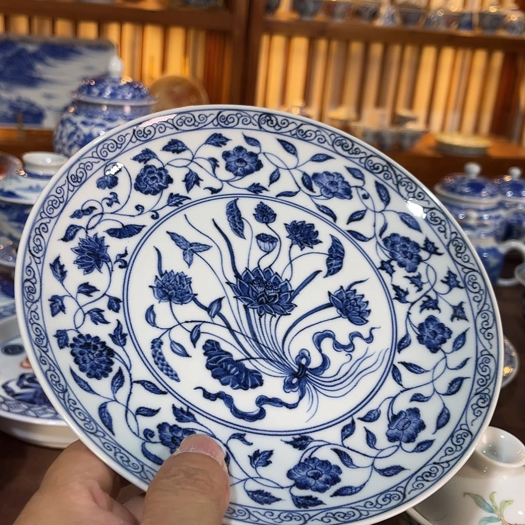 錡镇堂手工手绘壶承