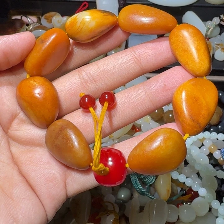 和田玉未镶嵌手链
