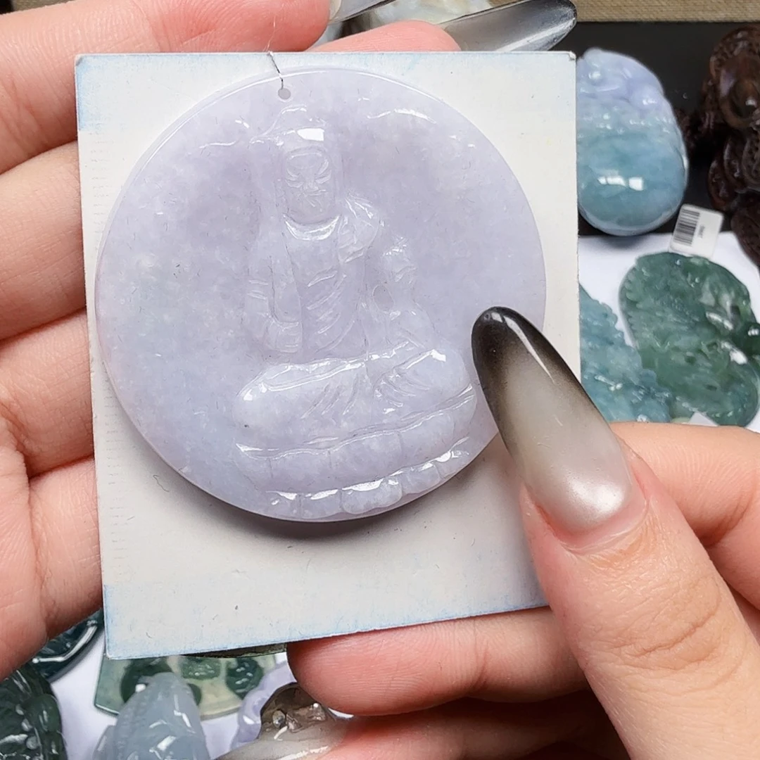 翡翠未镶嵌挂件翡翠