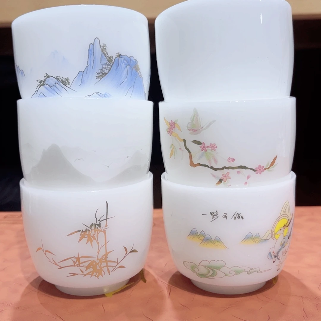 陶瓷璞玉主人杯6个