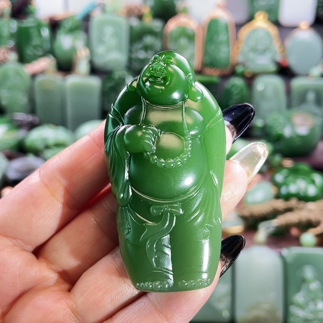 和田玉挂件未镶嵌媚**M