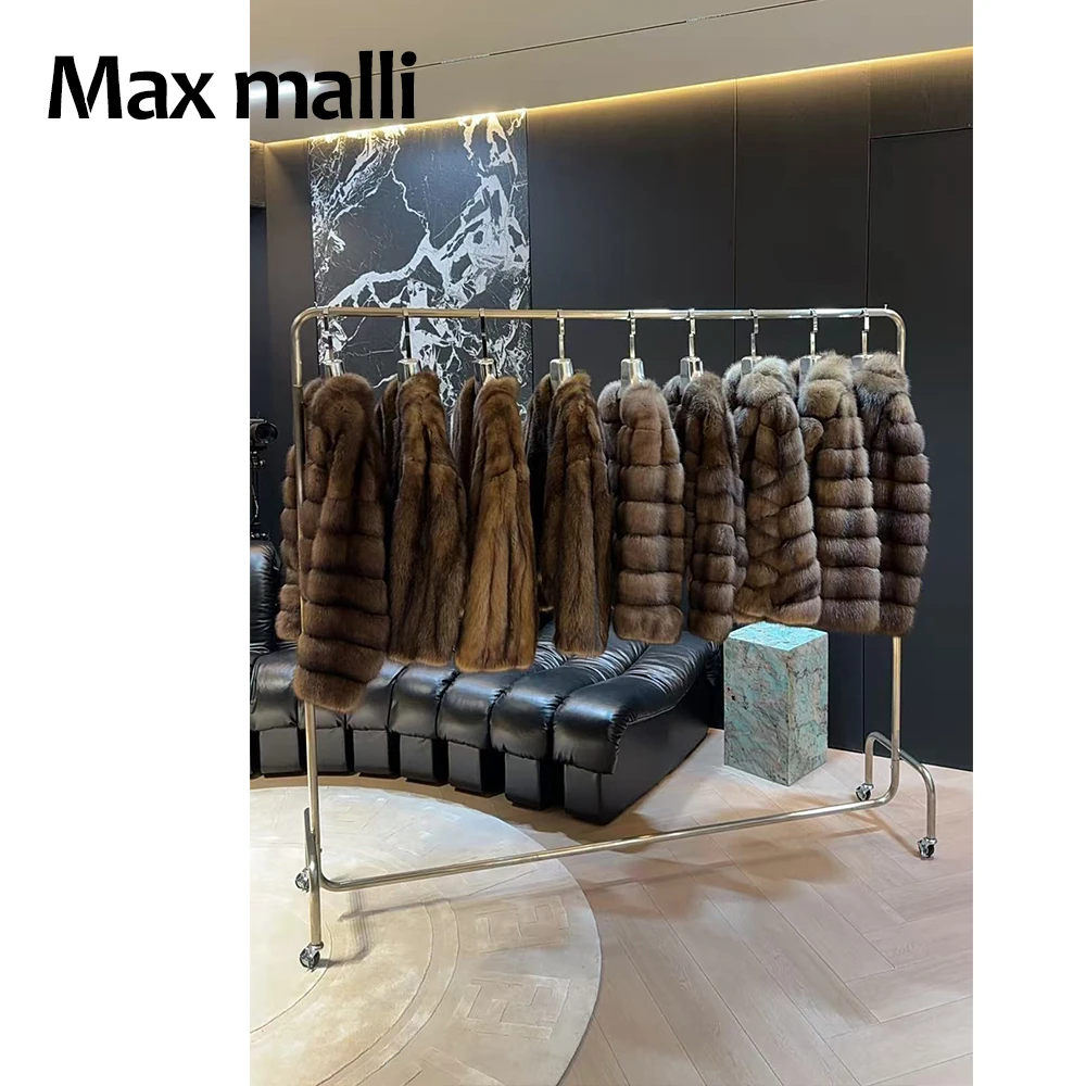 【 Maxmalli 】M2329 冬新款紫貂外套女