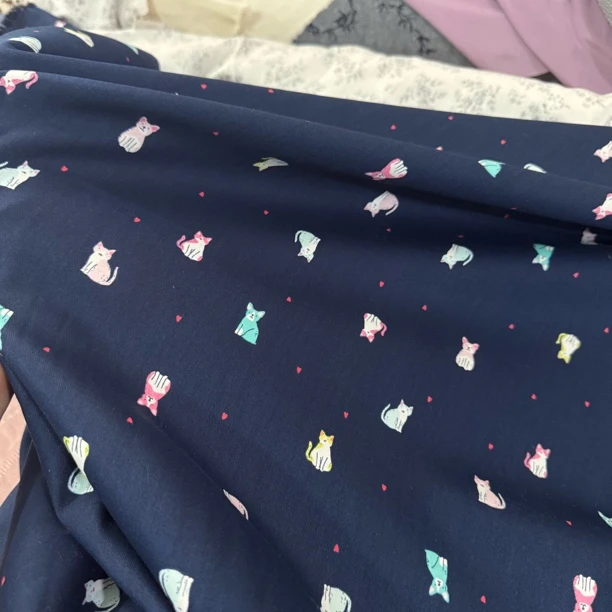 39 纯天然材质植物莱赛尔天丝斜纹贡缎面料3米价品牌童装公司原单