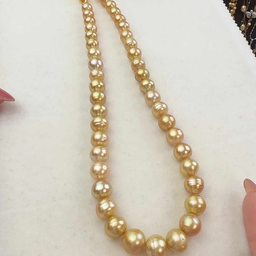 银S925镶嵌颈饰海水珍珠