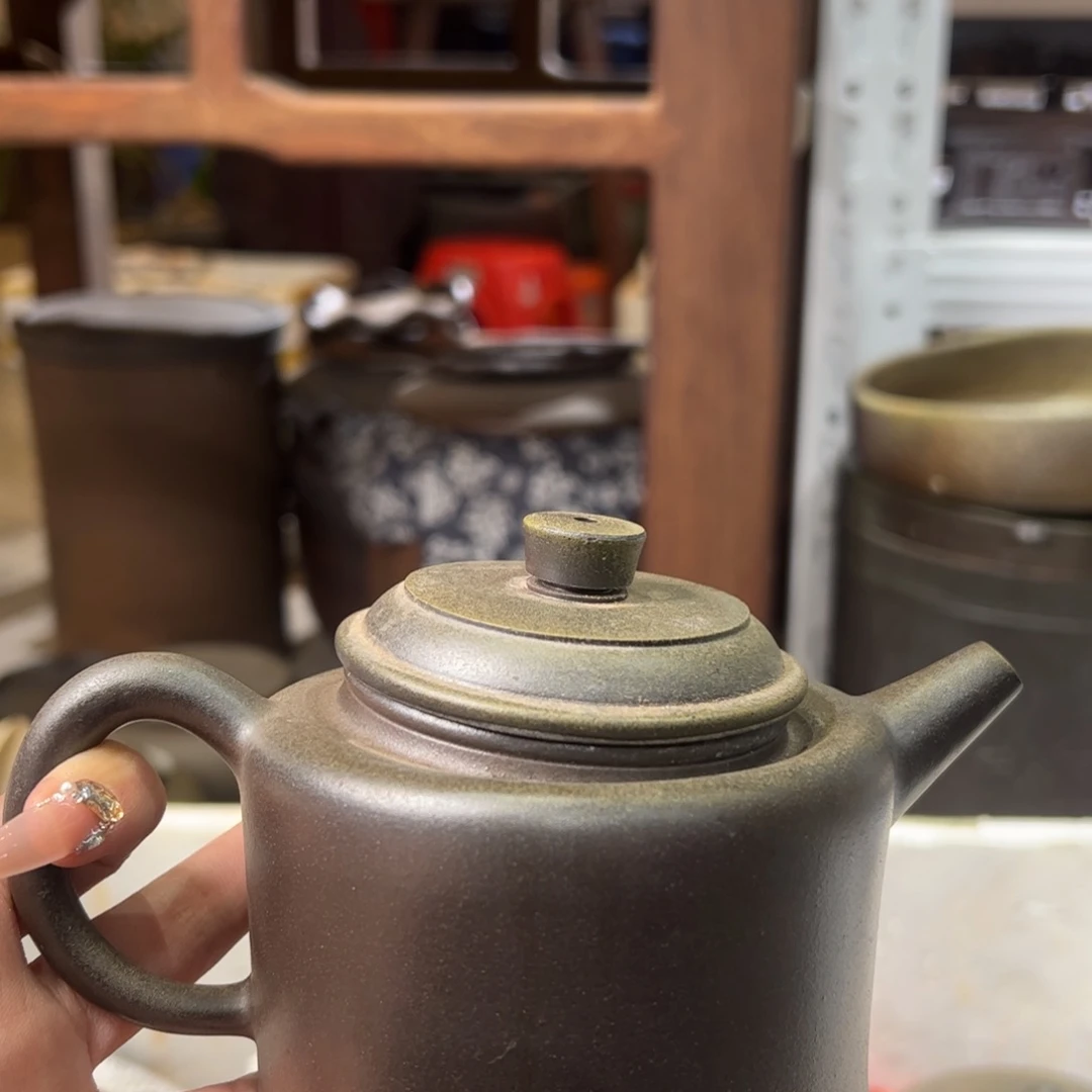贵台龙窑柴烧茶壶184