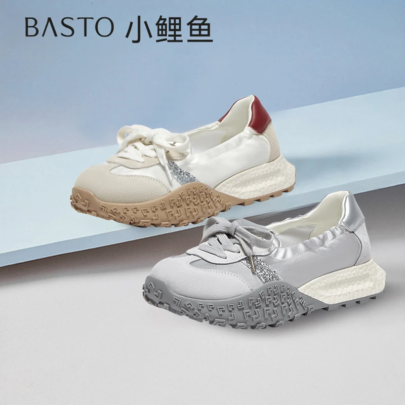 【一秒入夏】百思图小鲤鱼夏季新款时尚复古户外休闲德训鞋D3063BA5