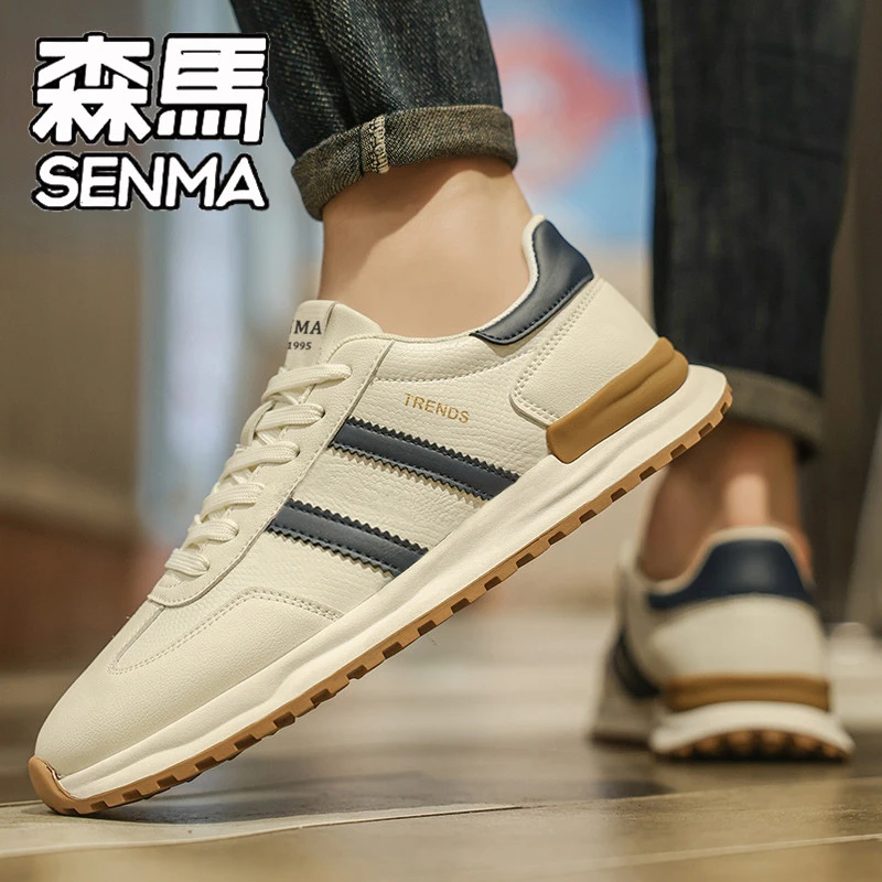 SENMA/森马男鞋春季透气阿甘鞋男低帮百搭运动休闲鞋时尚男士板鞋