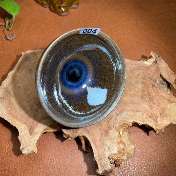 建窑建盏原矿原釉 通天龙窑柴烧 一盏一拍 矮束口