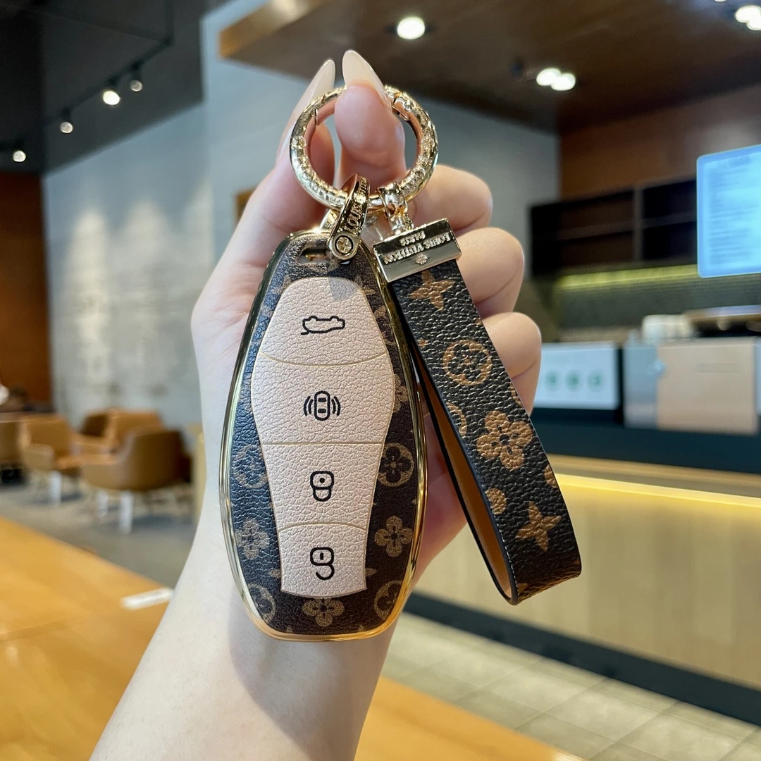 【红旗】25款h5钥匙套红旗24全新hs5车h9壳eqm5扣hs7包男女高档壳