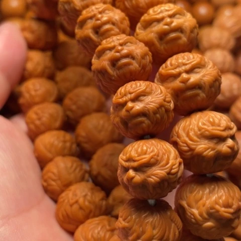 猴头核桃手串光**苒悟空