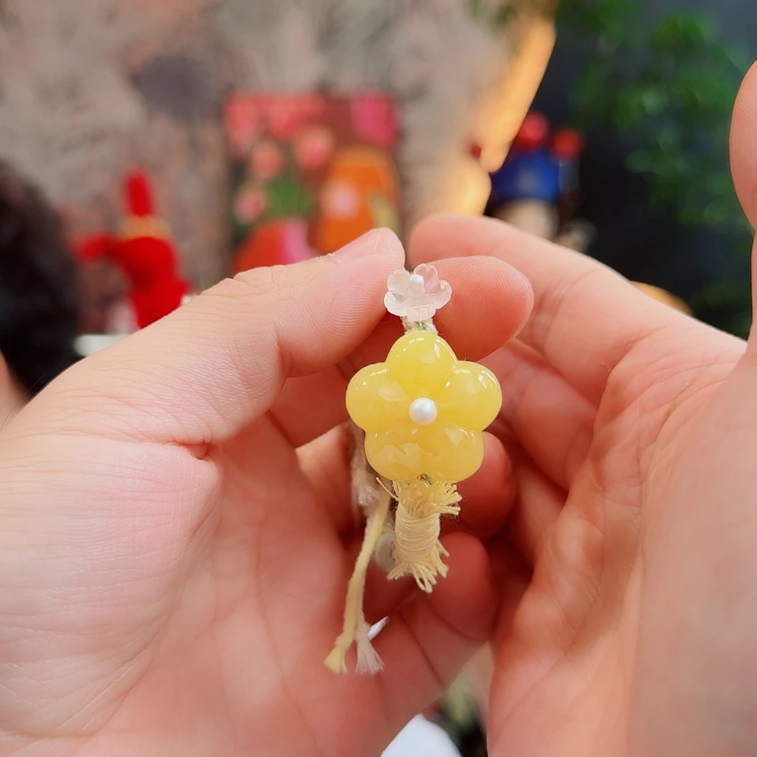 琥珀未镶嵌手链手串