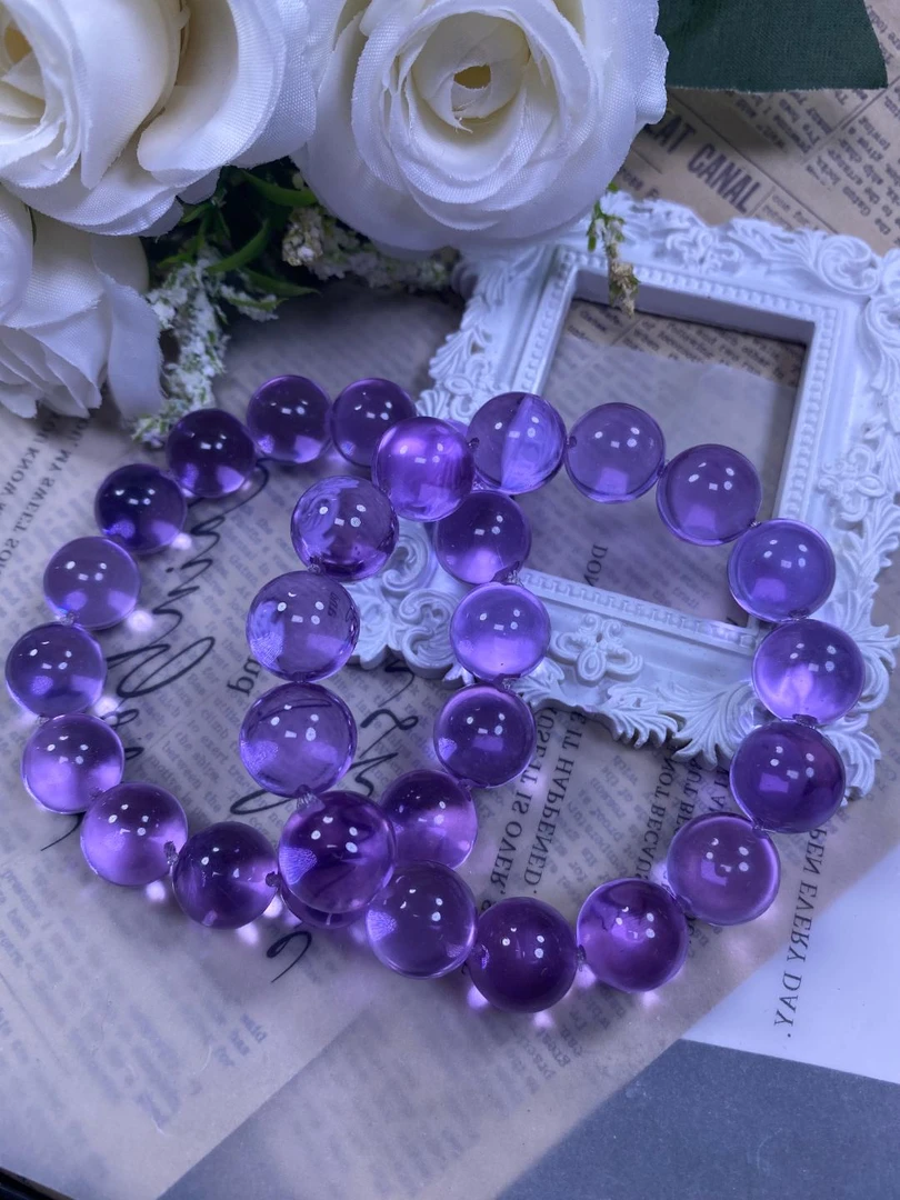 紫色14mm手串发一条D85