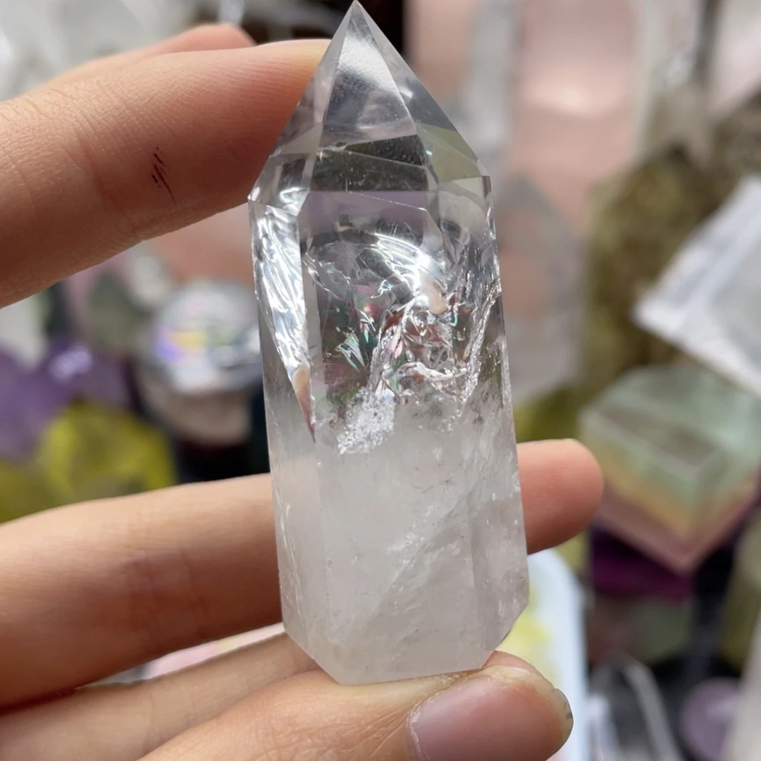 32未镶嵌水晶飘**?白水晶柱