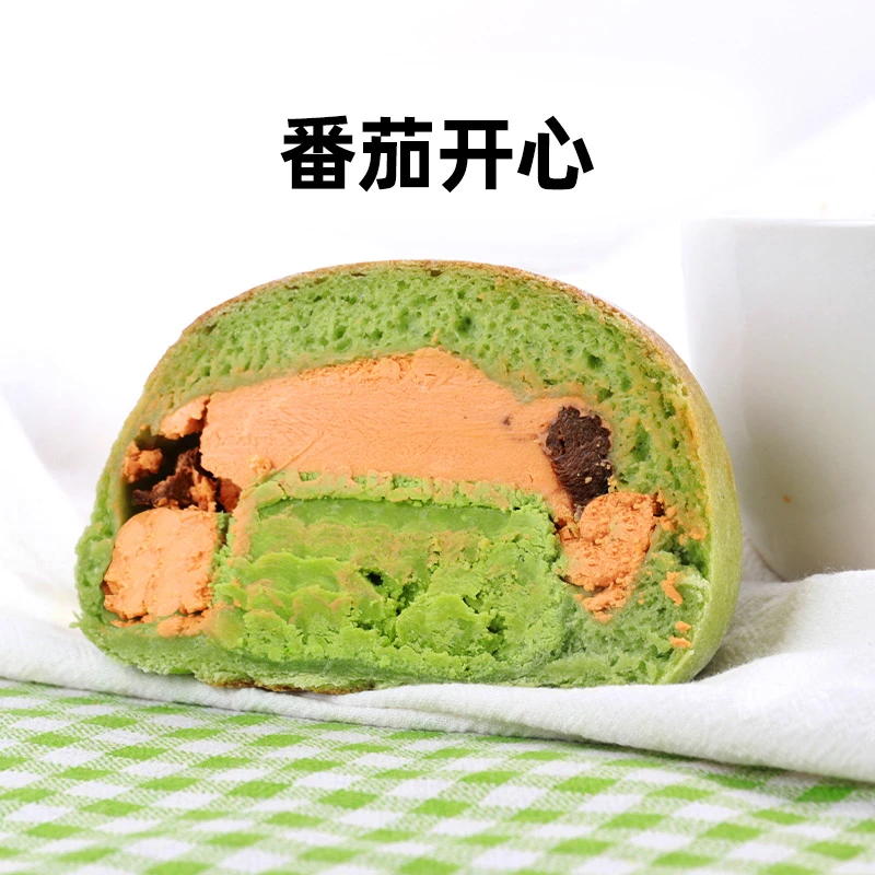 南风窗手作欧包番茄开心甜轻食软健康口欧面包代餐糕特香包面包