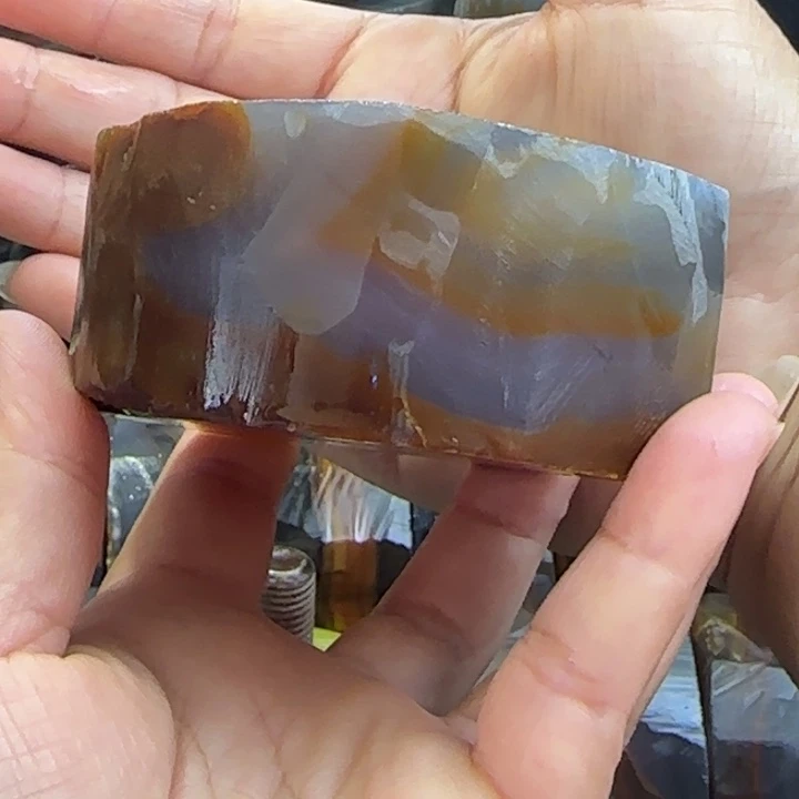 定制玛瑙华*手镯芯做茶杯