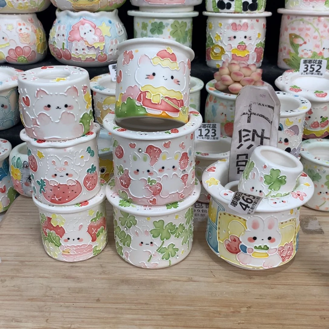紫砂花盆春*465嘟嘟嘟嘟