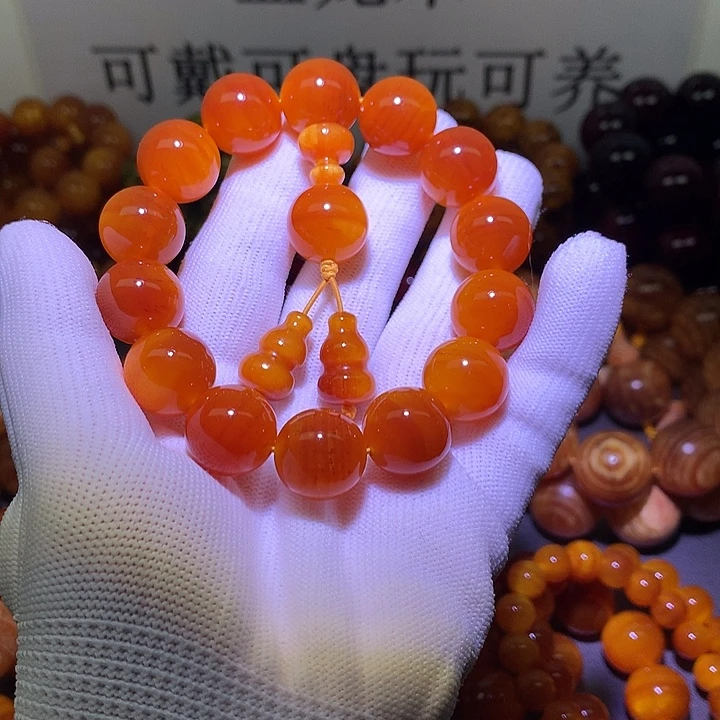 松木（琥珀木）手串/手链1.6 包浆高货