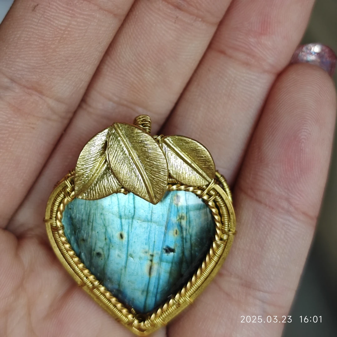 不锈钢项链 铜线手工制作蓝草莓