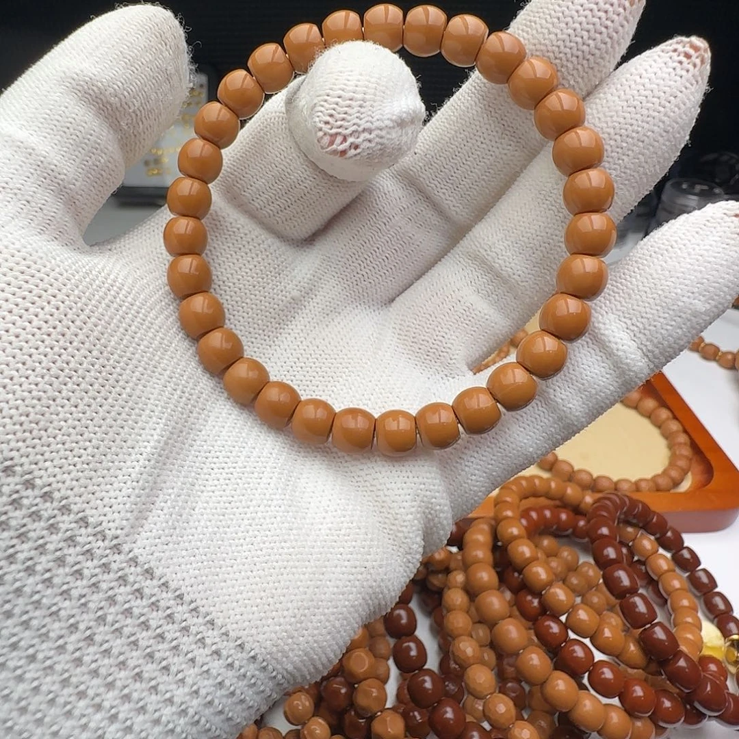 王***宇猴头核桃手串直切