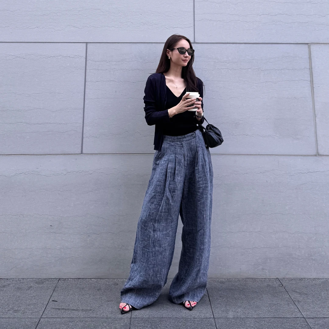 KEEP KAPU靠谱【松弛基因】高版本100亚麻洗松紧腰长裤KP251176