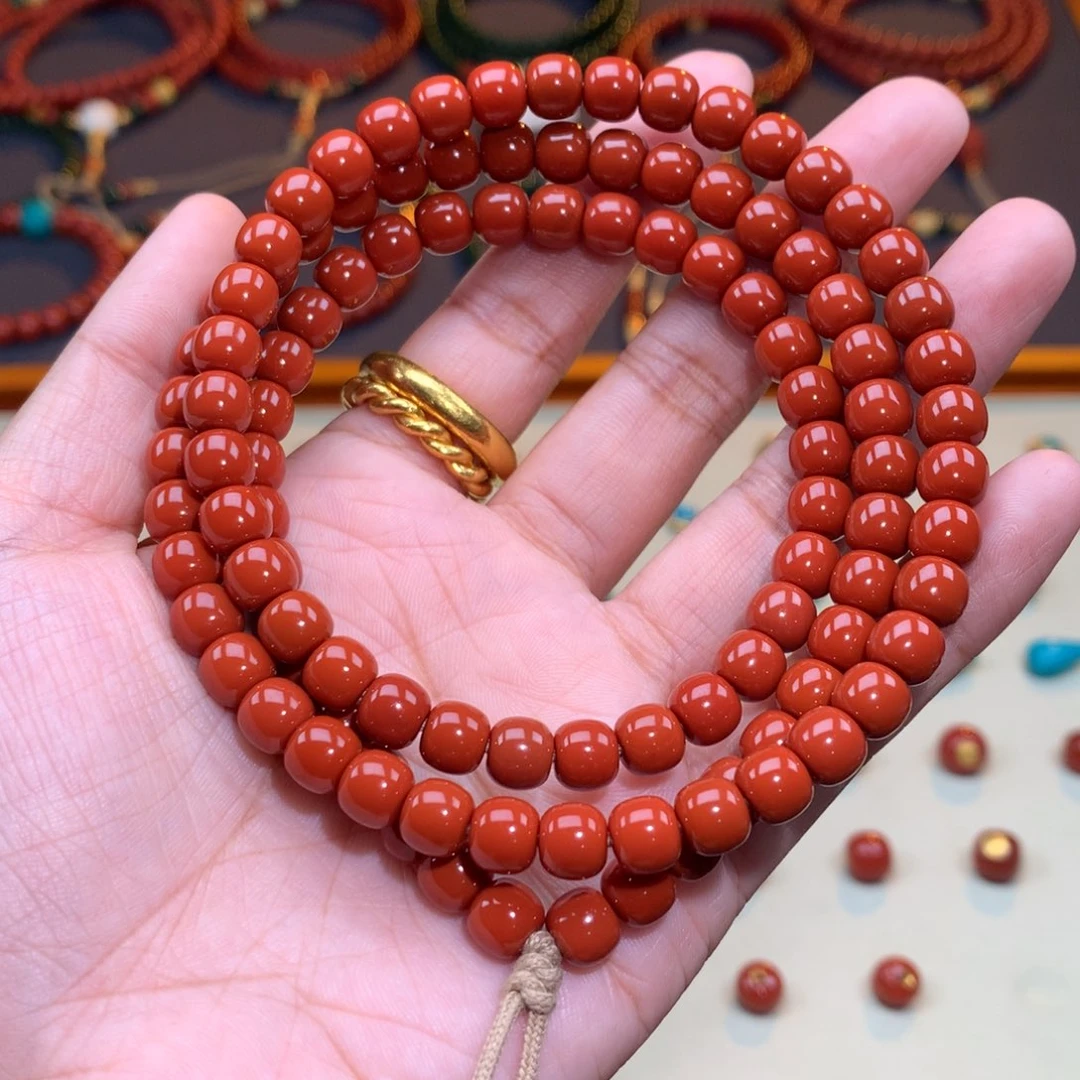 颈饰未镶嵌南红玛瑙