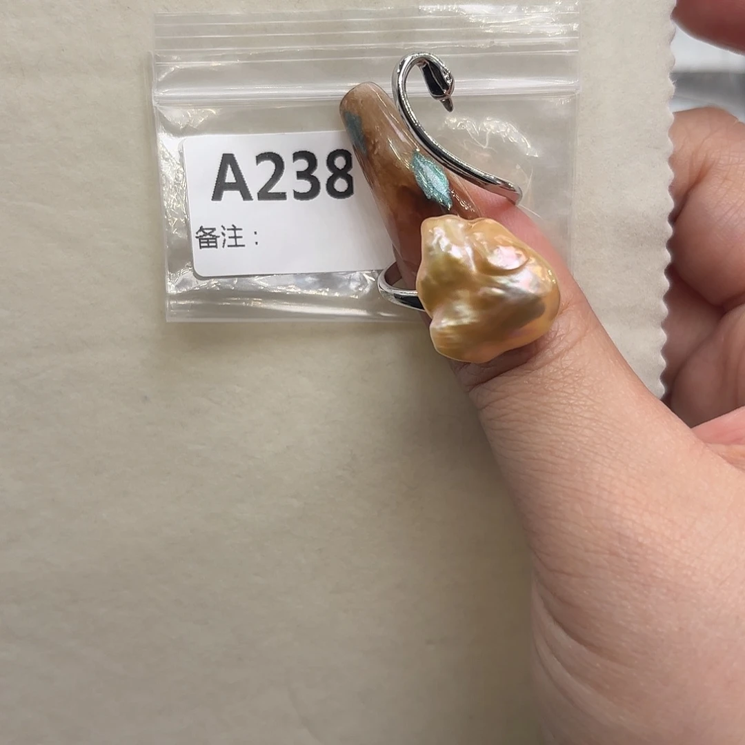 戒指合金淡水珍珠