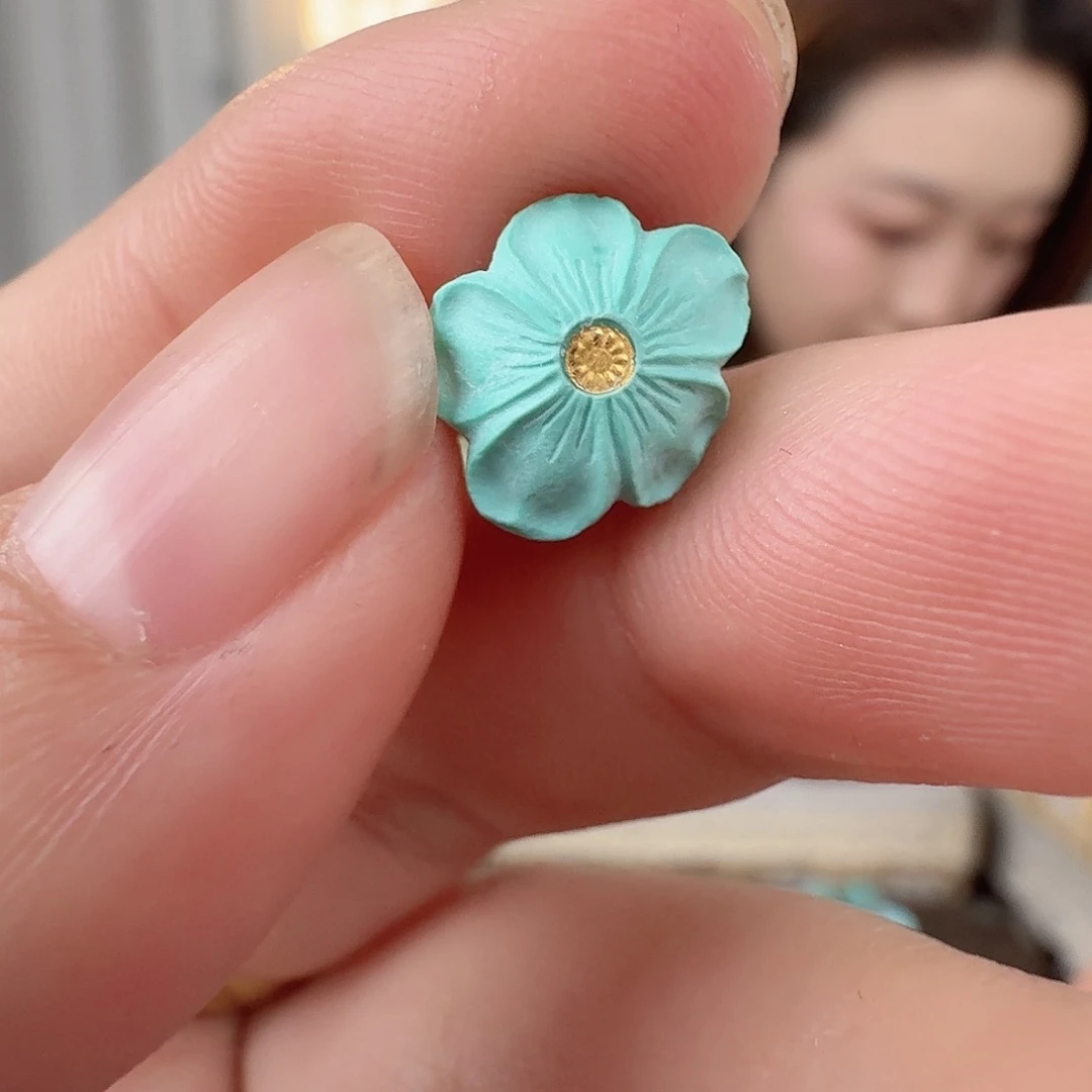 绿松石未镶嵌珠宝半成品