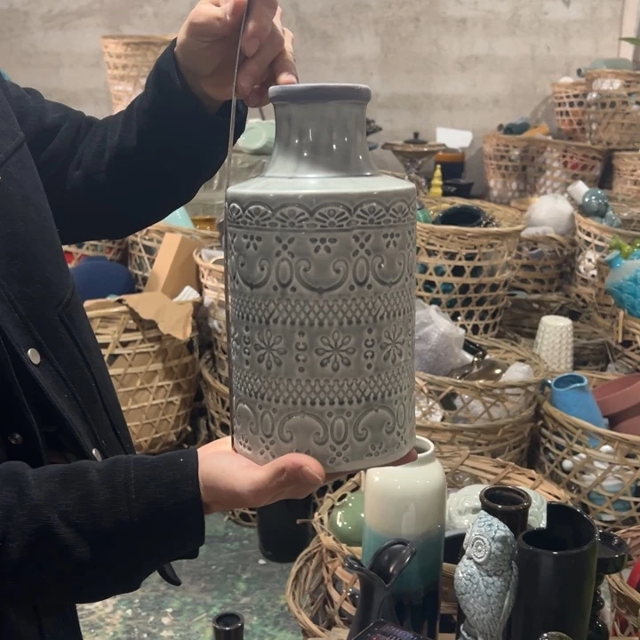 摆件高度28厘米口径5厘米微瑕捡漏