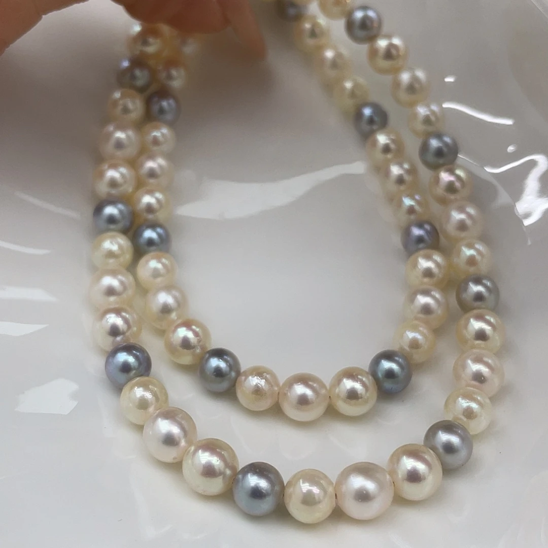 颈饰海水珍珠银S925镶嵌