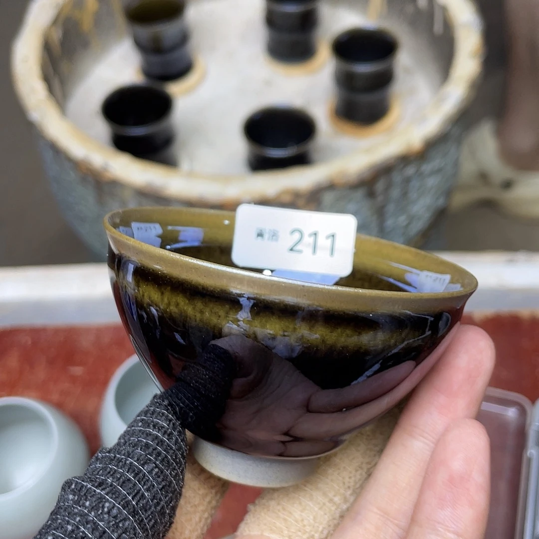 茶盏211 福临号建盏柴烧主人杯
