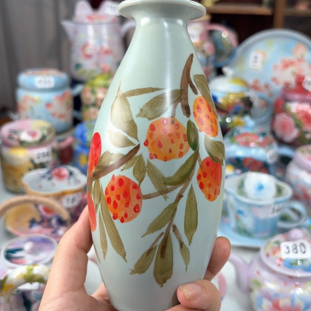 景德镇手绘高温釉下彩陶瓷茶具