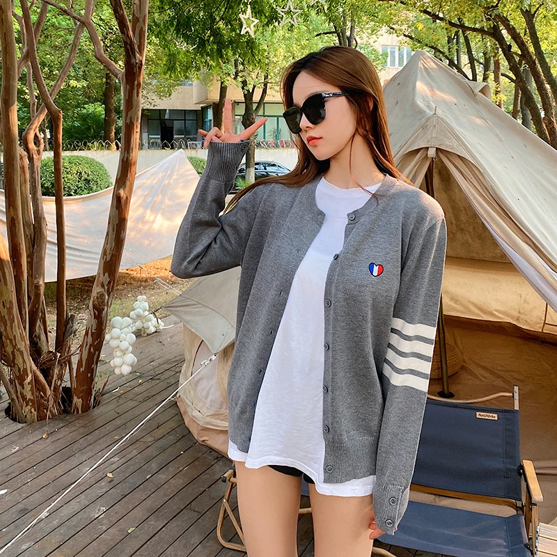 清仓不退换开衫羊毛圆领外套大码针织休闲风秋冬新款宽松毛衣针织