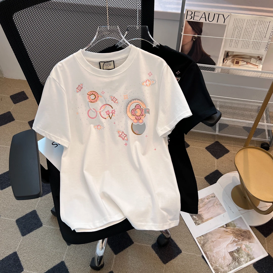 【外贸原单T01-50】夏季短袖大众T恤衬衫半袖宽松经典男女同款