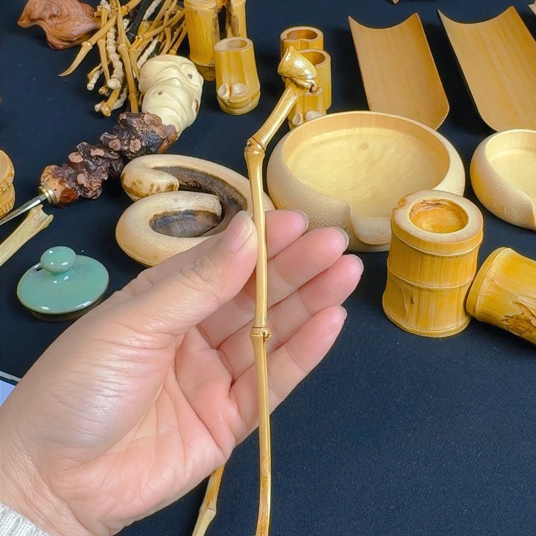 竹大漆竹枝茶拨茶具零配