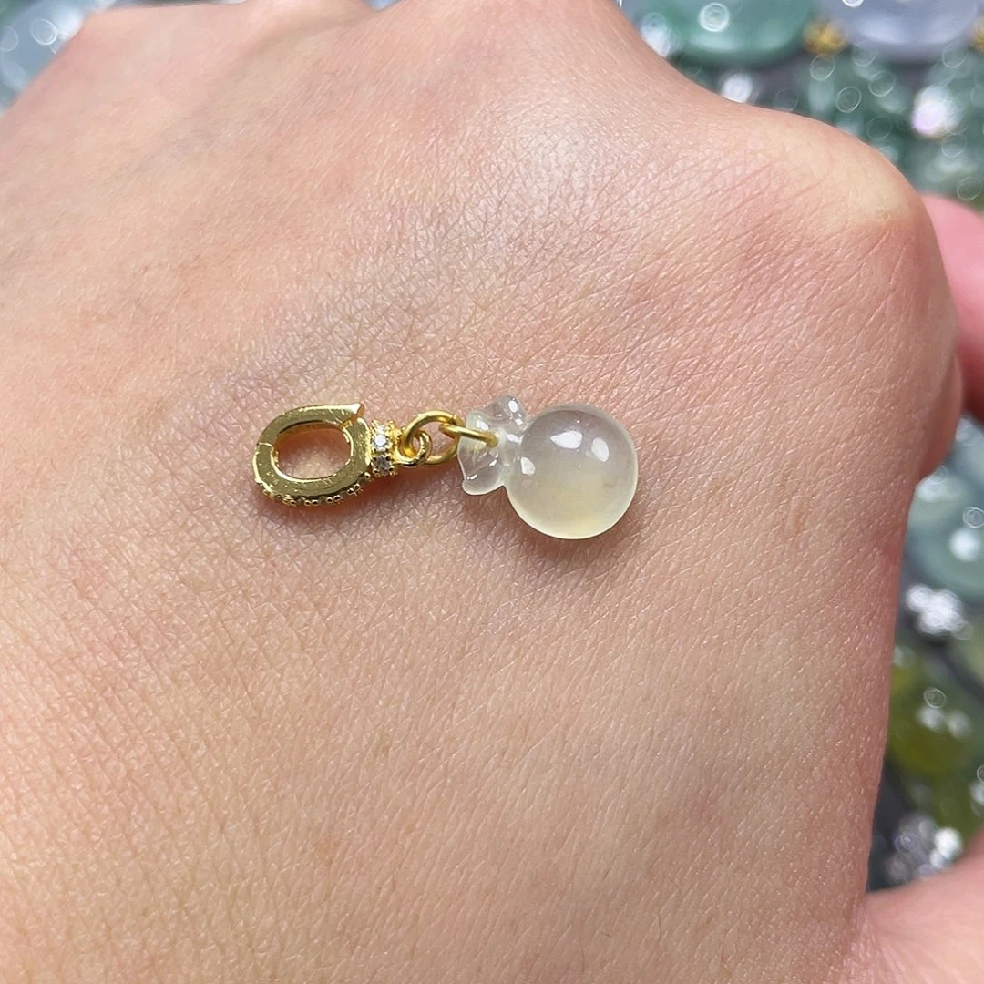 翡翠银S925镶嵌颈饰