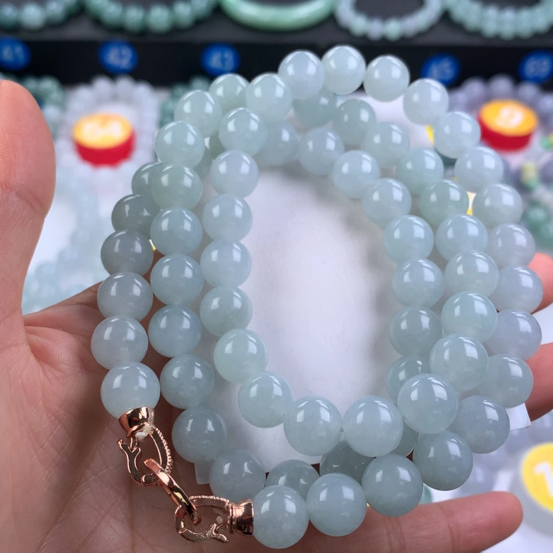 翡翠未镶嵌手链卡10.3