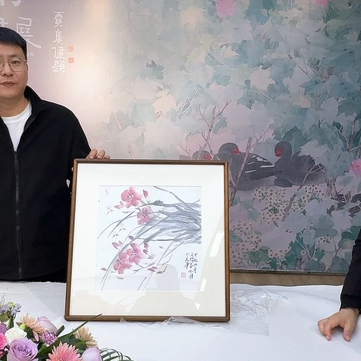 国画亲笔手绘放心去藏