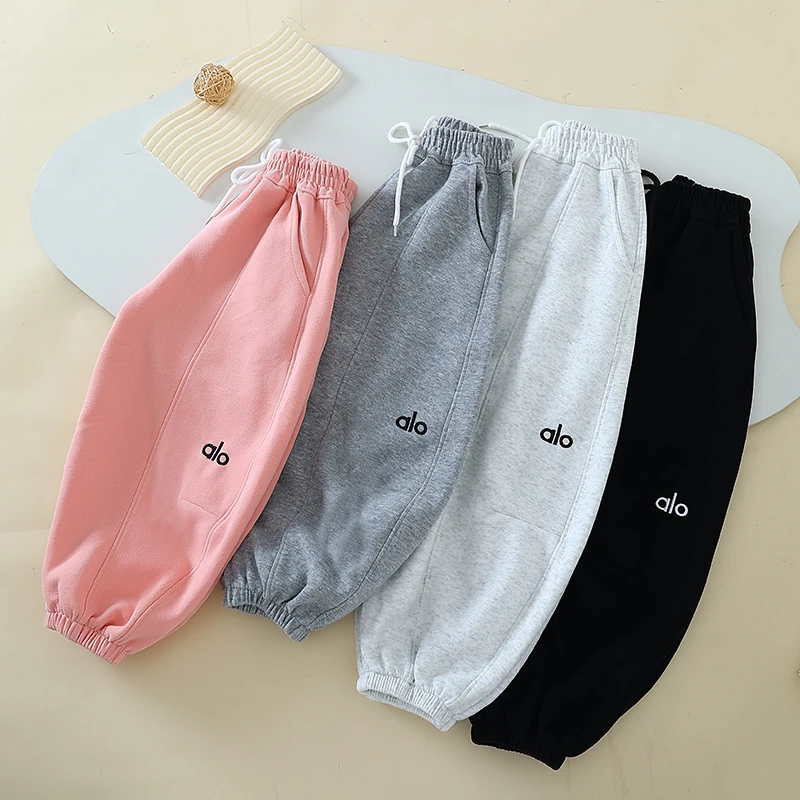 女男女通用夏季长裤休闲裤宝宝秋季新款女洋气童薄款宽松童装