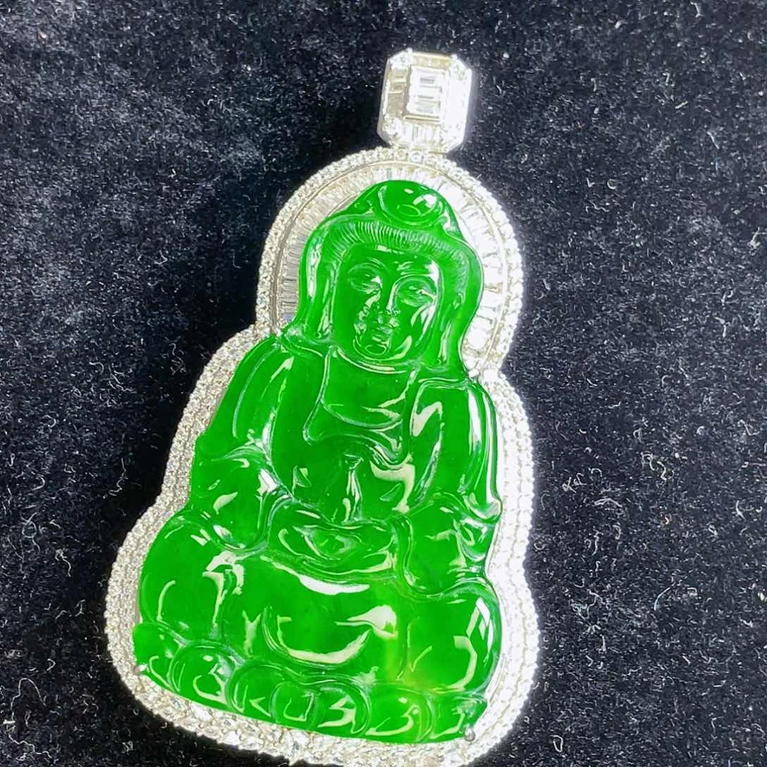 翡翠吊坠(不含链)未镶嵌